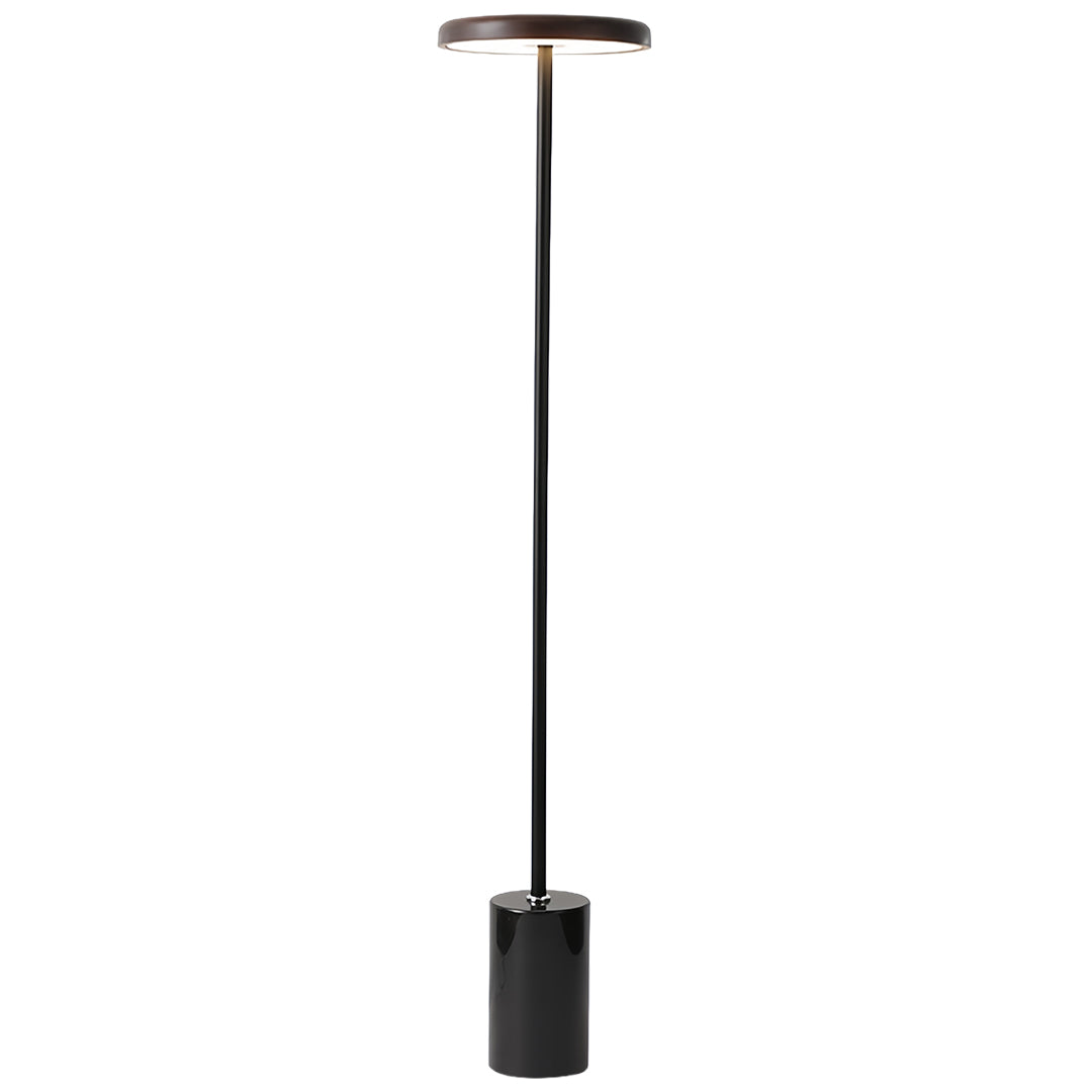Sleek White Minimalist LED Dimmable Floor Lamp for Living Room Decor