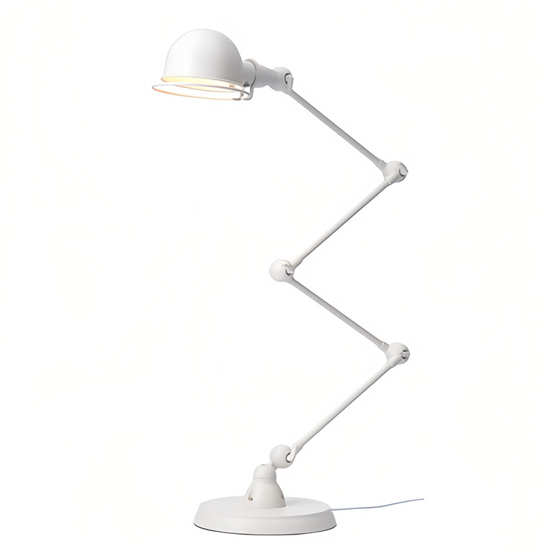Industrial Black Metal Reading Floor Lamp for Living Room Illumination