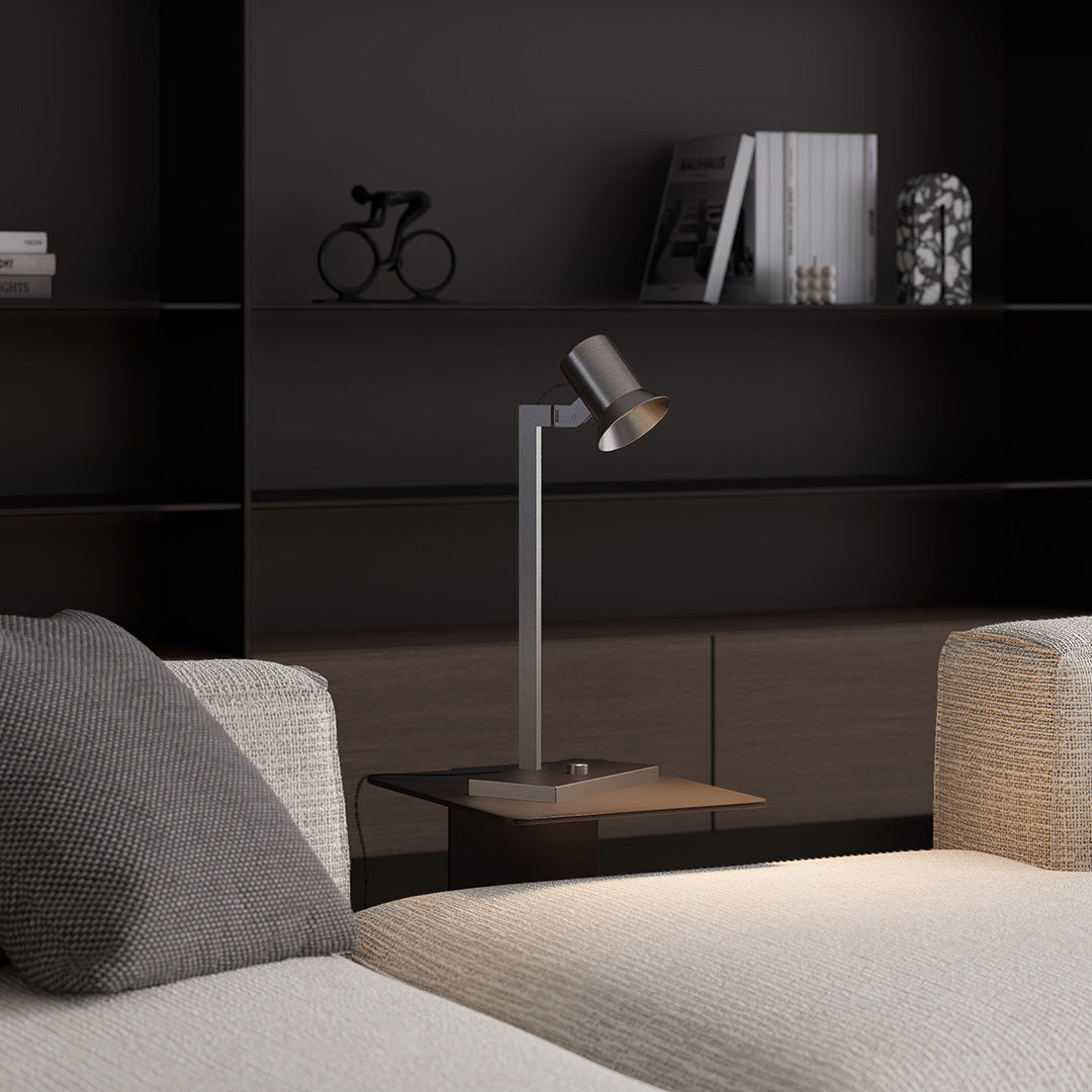 Elegant Italian-Style Metal Swing Arm Desk Lamp for Home Office Decor
