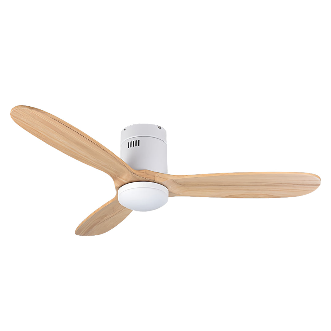 Modern 3-Blade LED Ceiling Fan with Quiet DC Motor & Remote Control