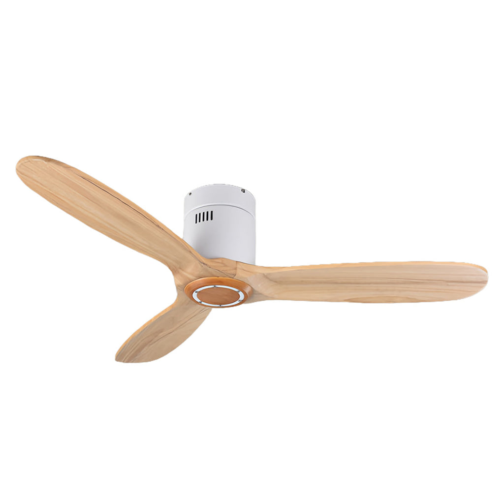 Modern 3-Blade LED Ceiling Fan with Quiet DC Motor & Remote Control