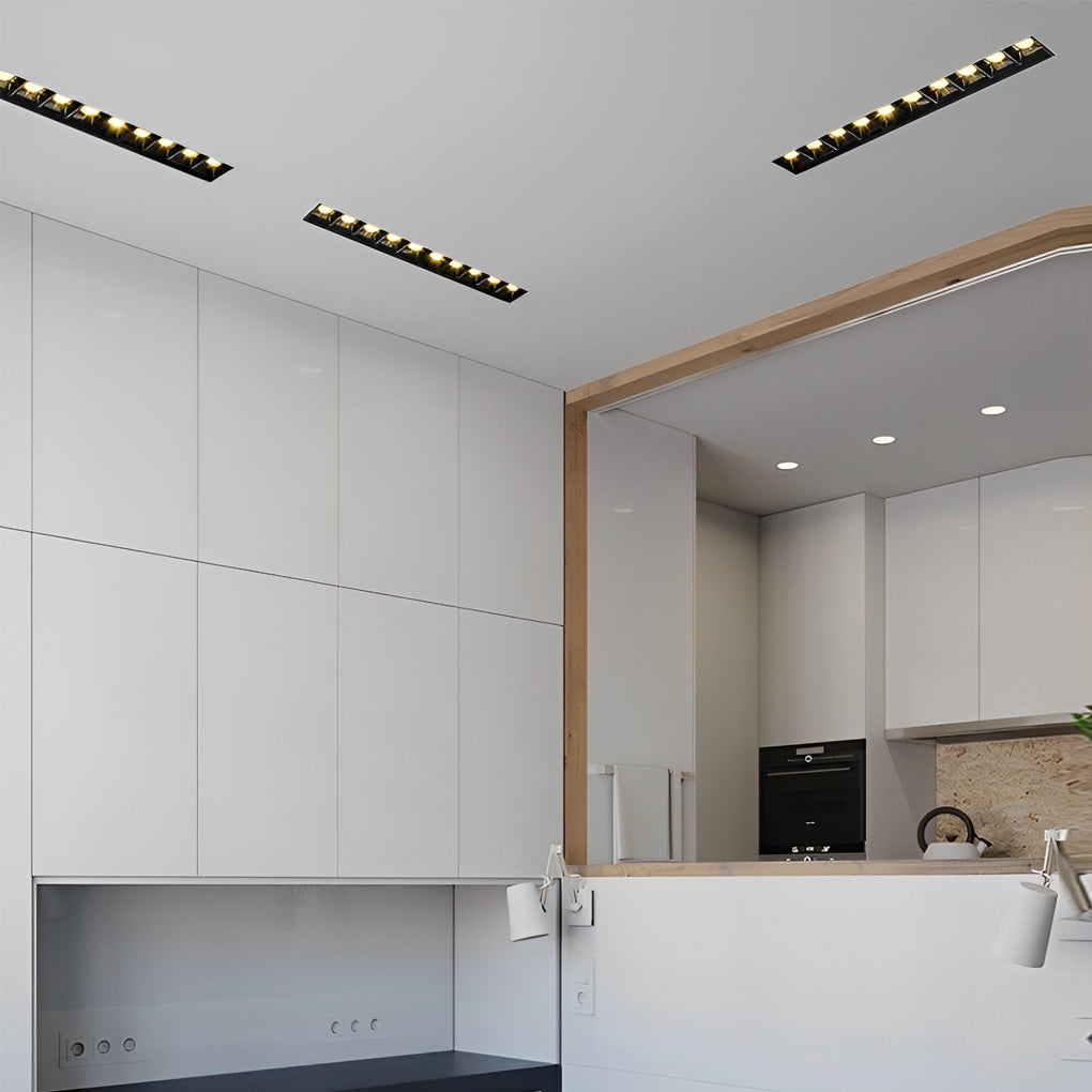 Borderless LED Linear Downlight Spot Light for Modern Ceiling Decor