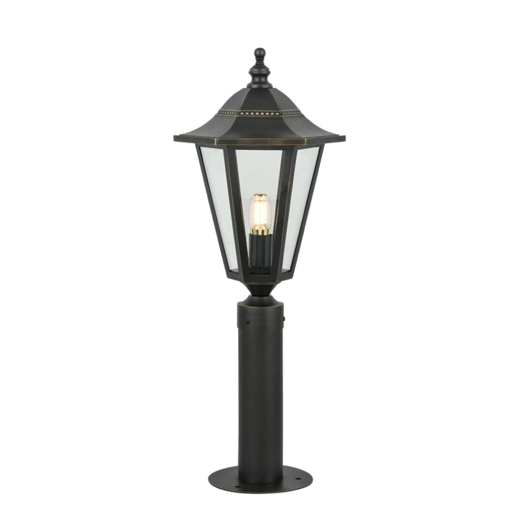 Modern Black Copper Landscape LED Path Lights - Waterproof Outdoor Illumination