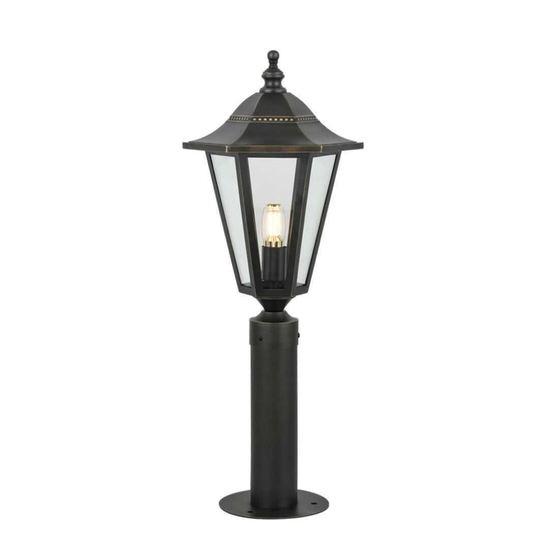 Modern Black Copper Landscape LED Path Lights - Waterproof Outdoor Illumination