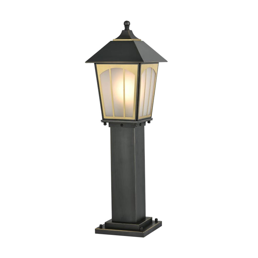 Rustic Copper Waterproof LED Path Lights for Outdoor Garden Walkways