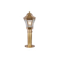 Elegant Copper Waterproof Outdoor Glass Pathway Lights for Garden Walkways