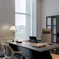 Elegant Chrome LED Floor Lamp with Acrylic Shade for Modern Living Rooms