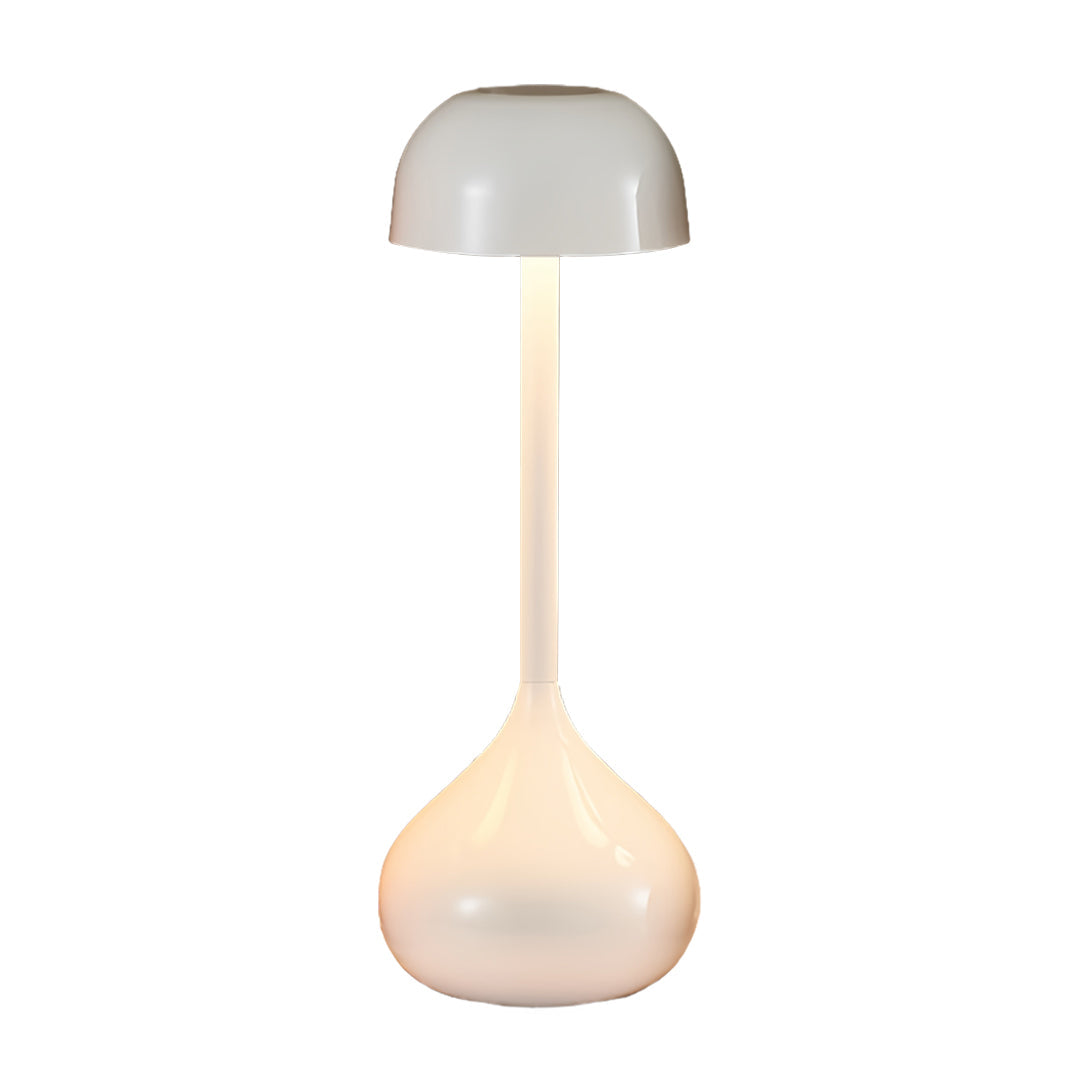 Rustic Bronze Gourd-Shaped Rechargeable Metal Table Lamp for Cozy Spaces