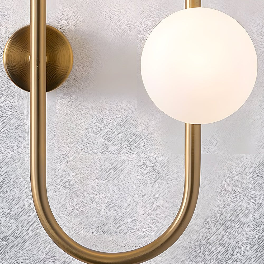 Post-Modern LED Wall Sconces with 4 Glass Bubble Balls for Living Room