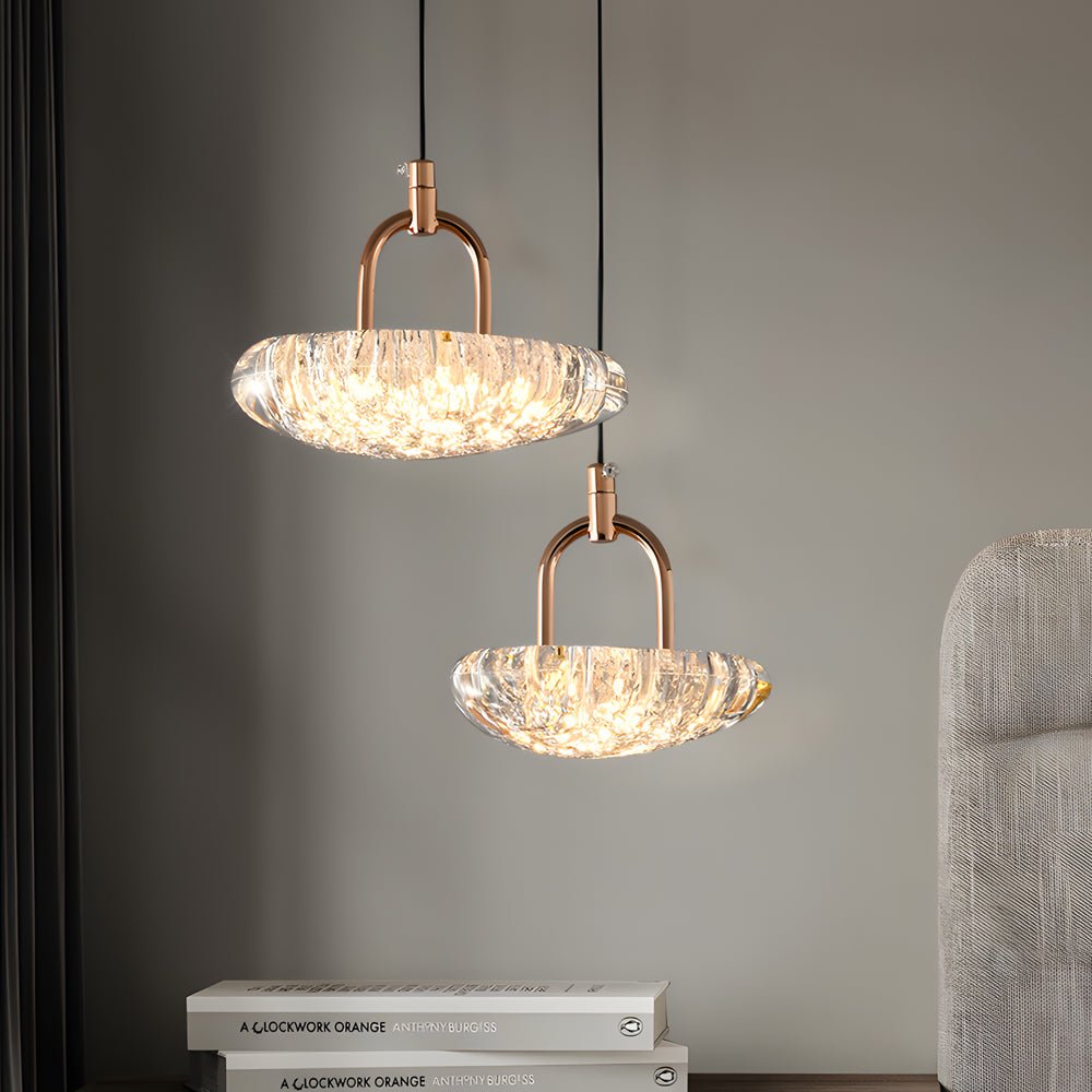 Modern Acrylic Shade LED Pendant Light with 3-Step Dimming for Home Decor