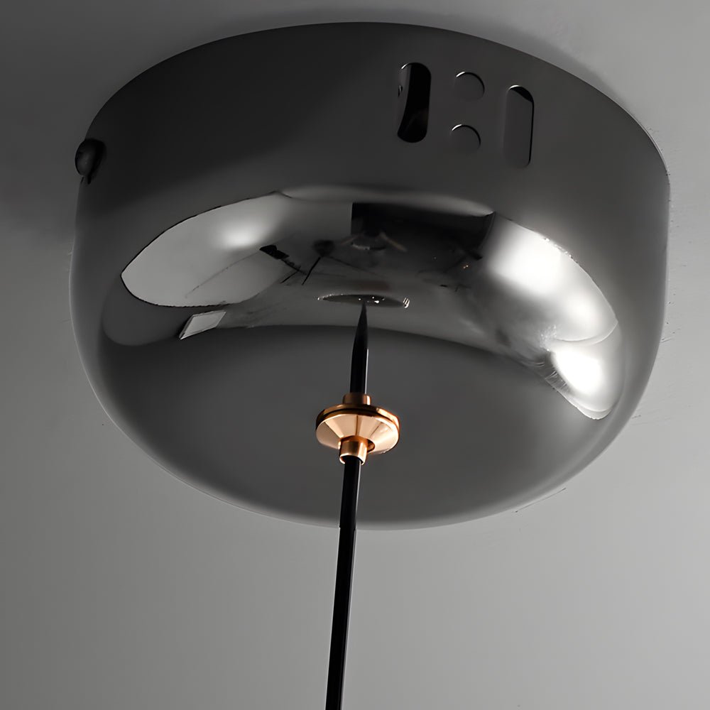 Modern White Acrylic LED Pendant Light with 3-Step Dimming for Living Room
