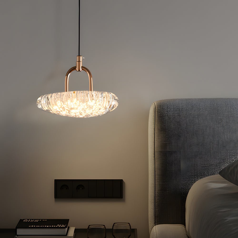 Modern Acrylic Shade LED Pendant Light with 3-Step Dimming for Home Decor