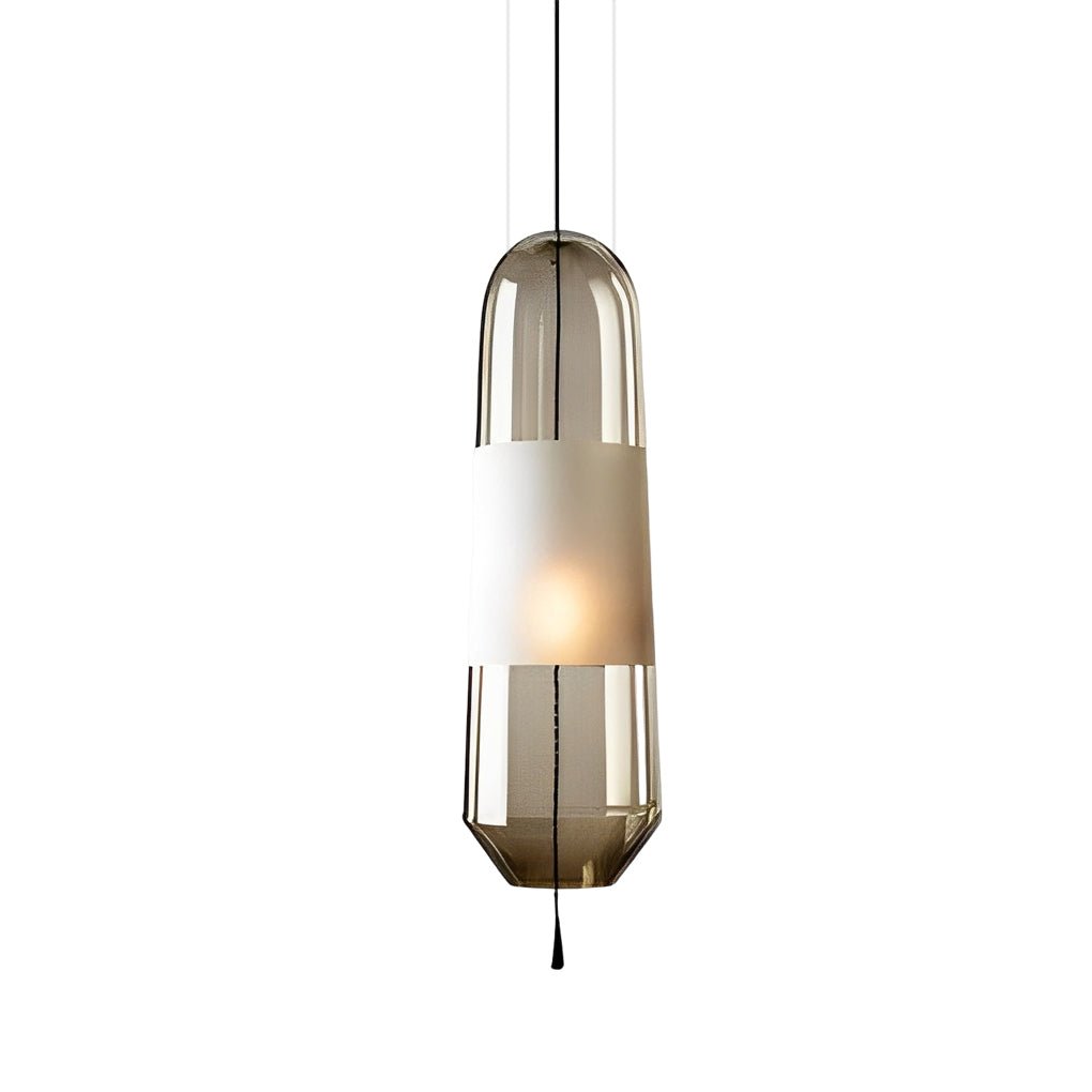 Nordic Art Glass Pendant Light Fixture in Colorful Contemporary Design