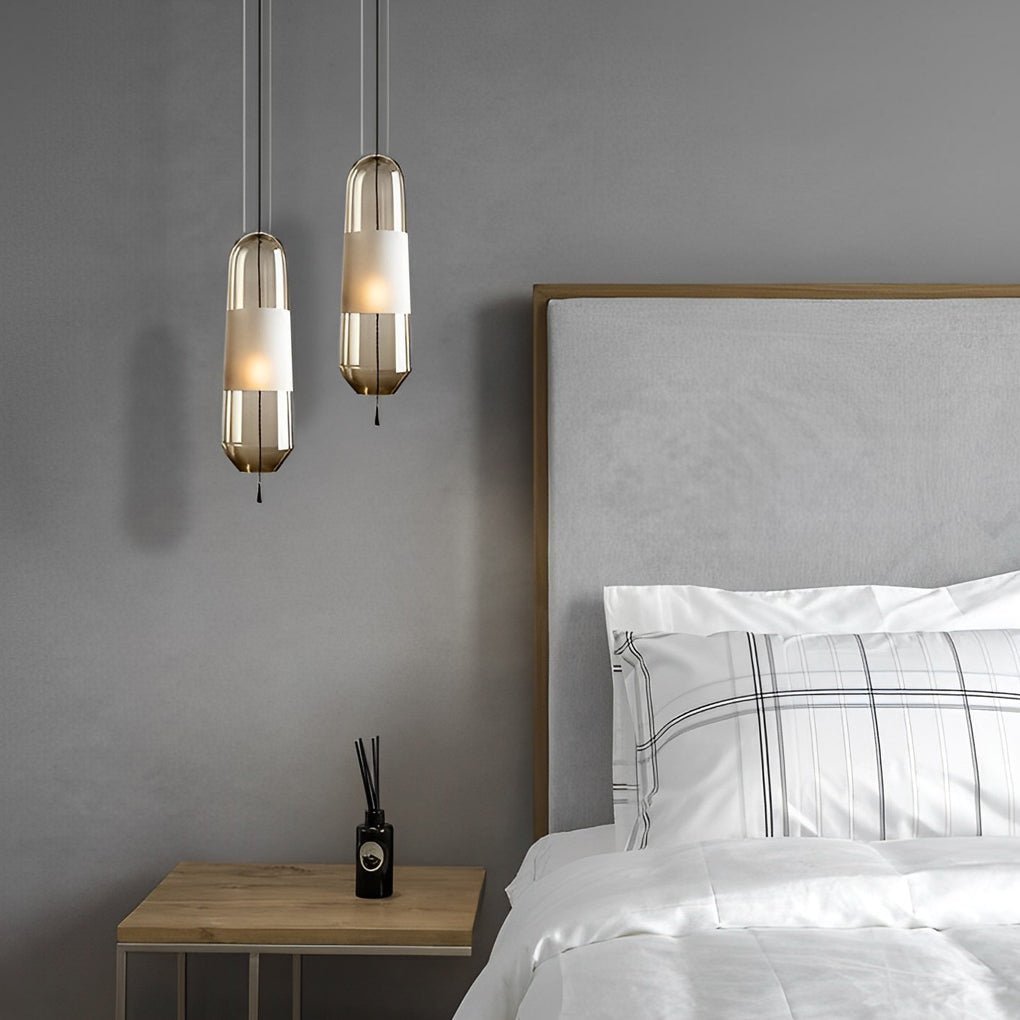 Nordic Style Colorful Art Glass Pendant Light for Modern Living Spaces