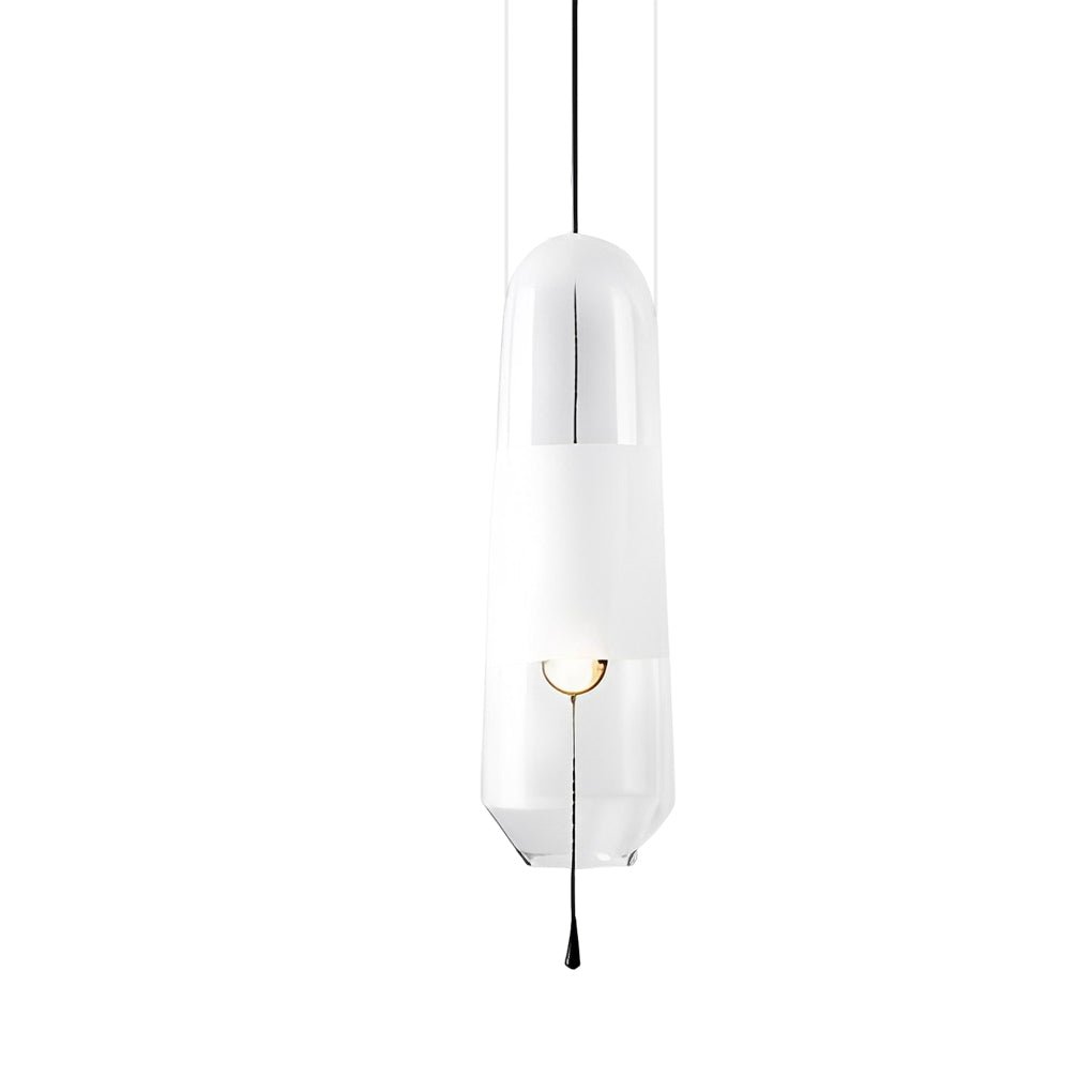 Nordic Art Glass Pendant Light Fixture in Colorful Contemporary Design
