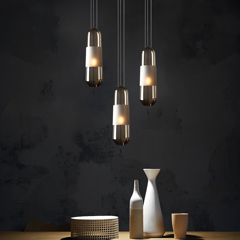 Nordic Style Colorful Art Glass Pendant Light for Modern Living Spaces