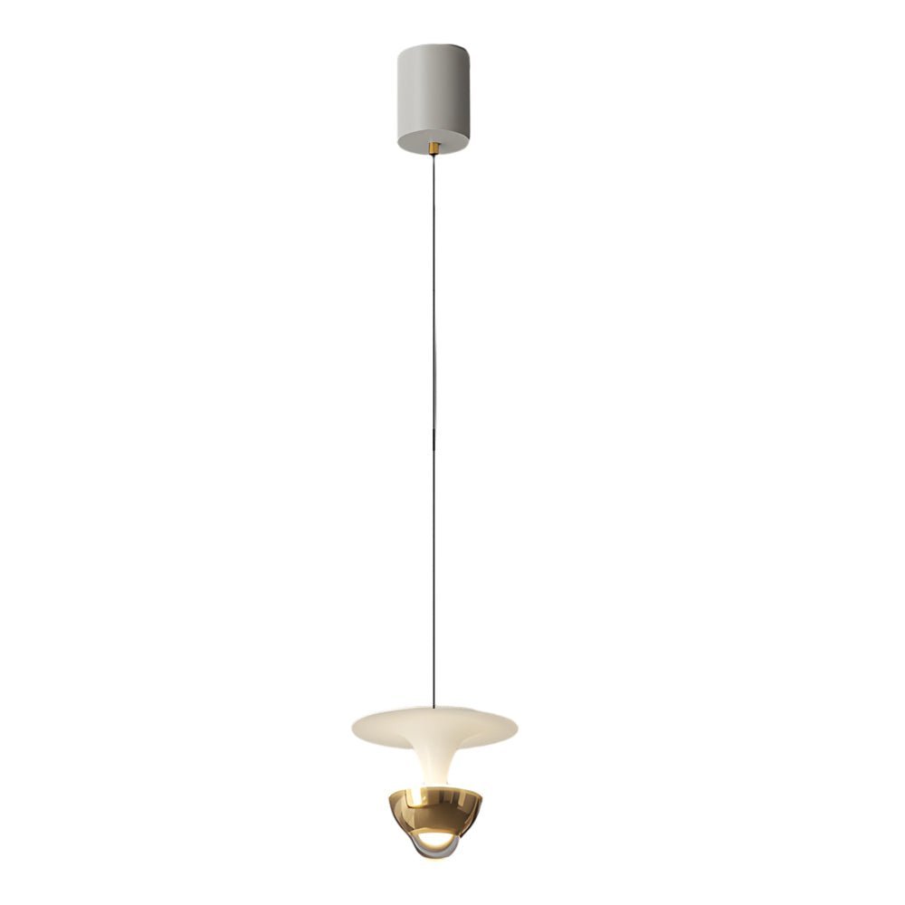 Sleek Black Adjustable Small Pendant Spotlight with 3-Step Dimming for Living Room