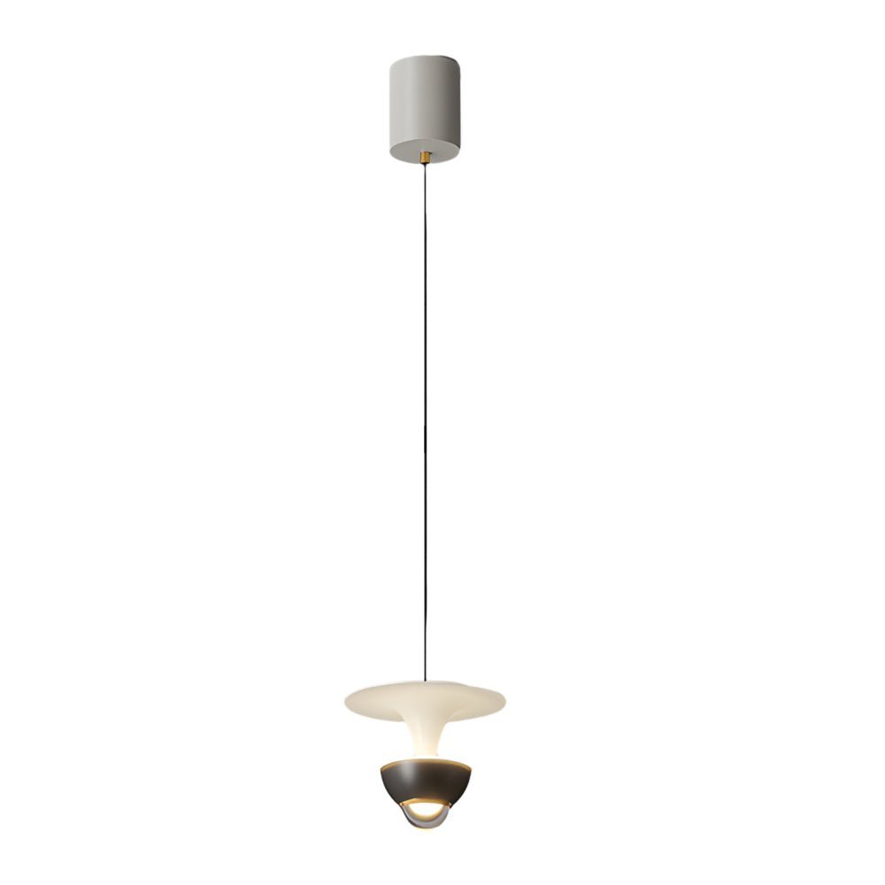 Sleek Black Adjustable Small Pendant Spotlight with 3-Step Dimming for Living Room