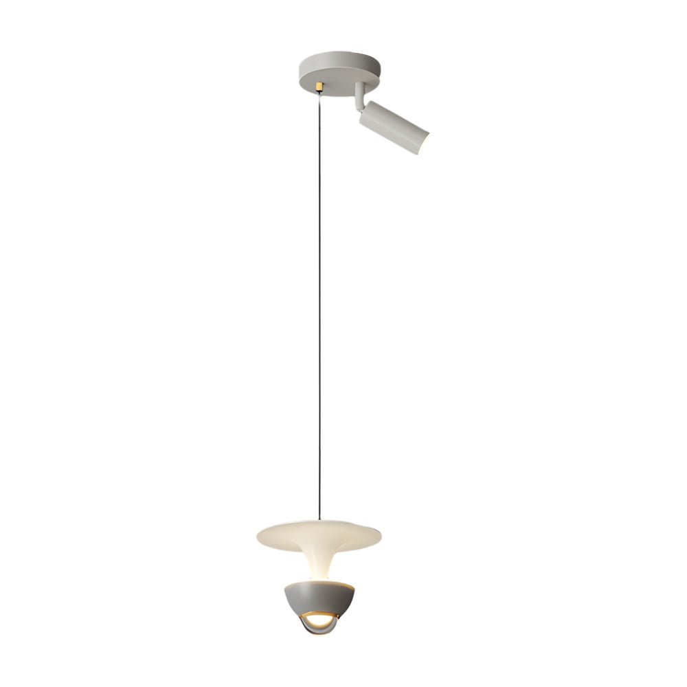 Sleek Black Adjustable Small Pendant Spotlight with 3-Step Dimming for Living Room