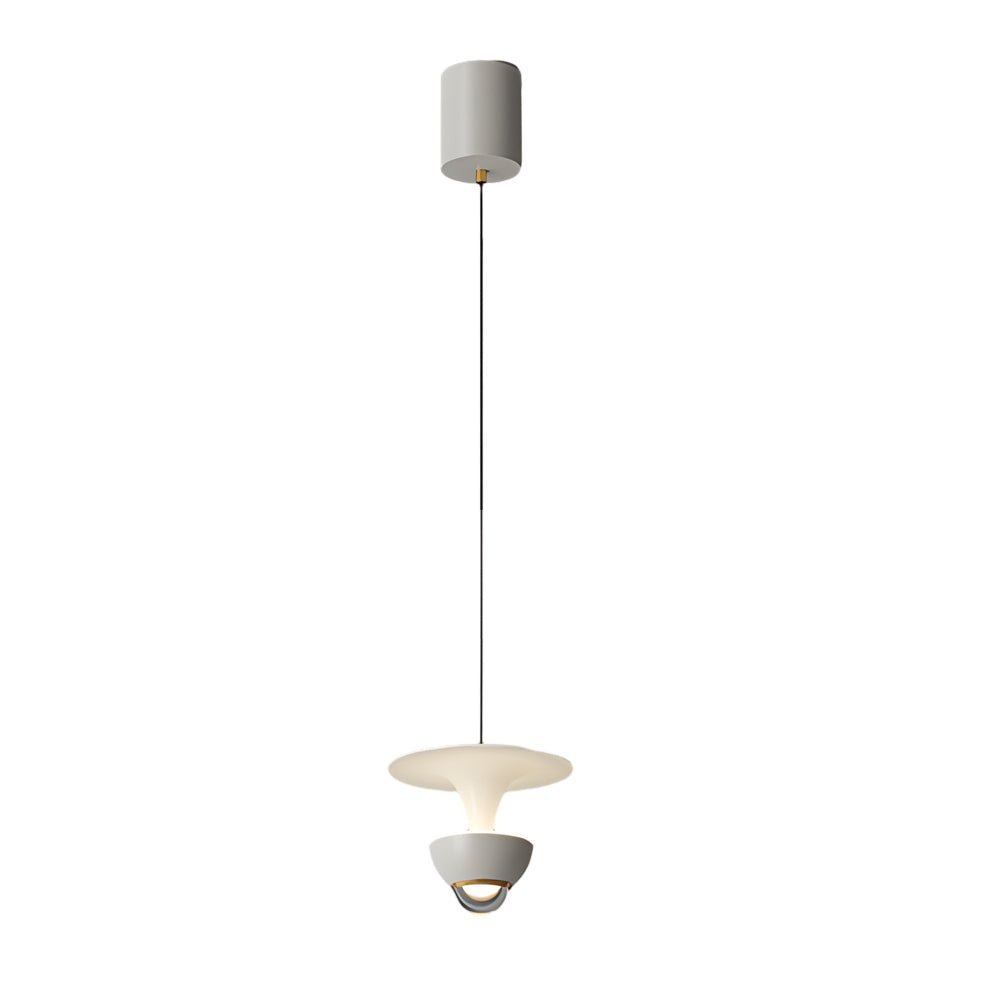 Sleek Black Adjustable Small Pendant Spotlight with 3-Step Dimming for Living Room