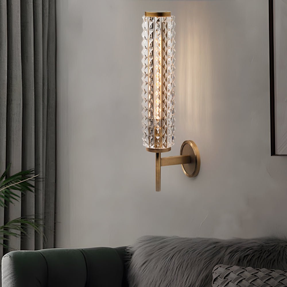 Stylish Copper and Glass Wall Sconces for Elegant Bedroom Decor