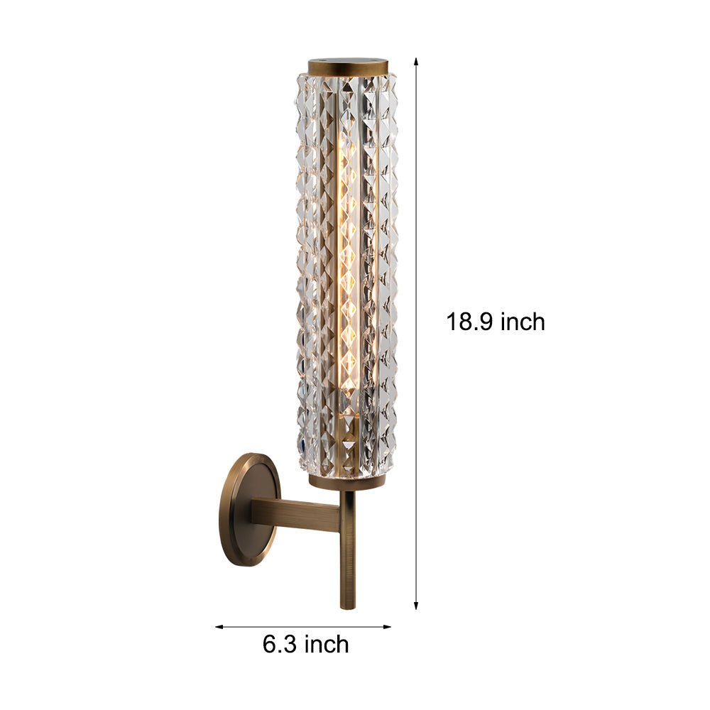 Stylish Copper and Glass Wall Sconces for Elegant Bedroom Decor
