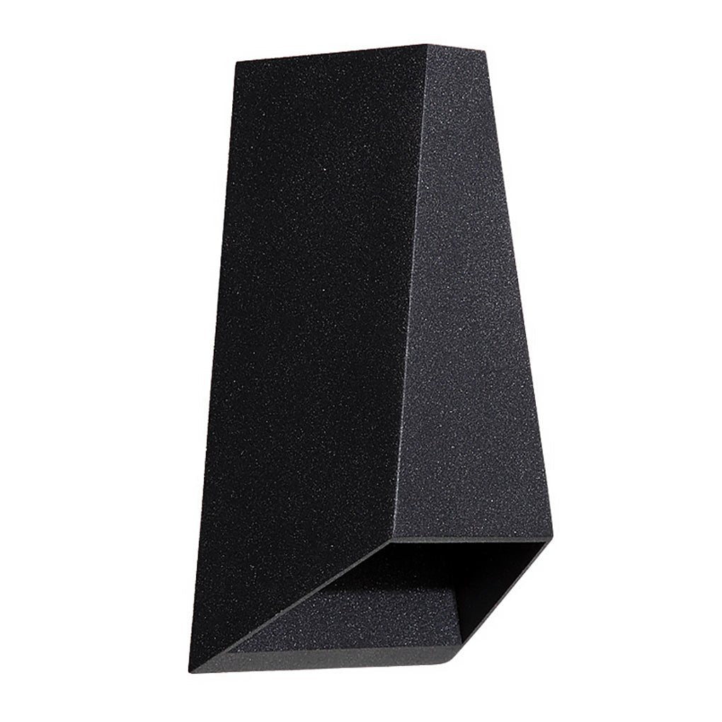 Modern Black LED Up-Down Outdoor Wall Sconce Light for Patios & Gardens