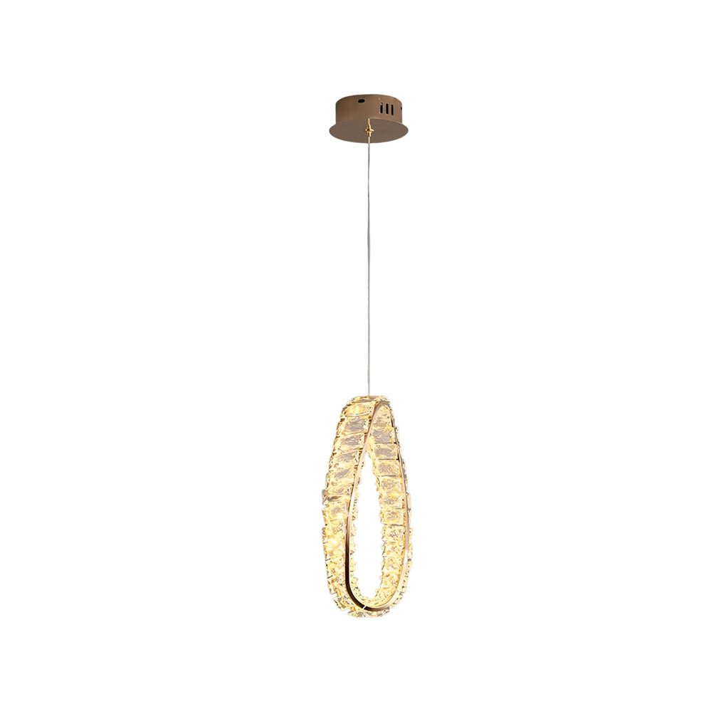 Modern Luxury Crystal LED Chandelier Pendant for Living Room/Bedroom