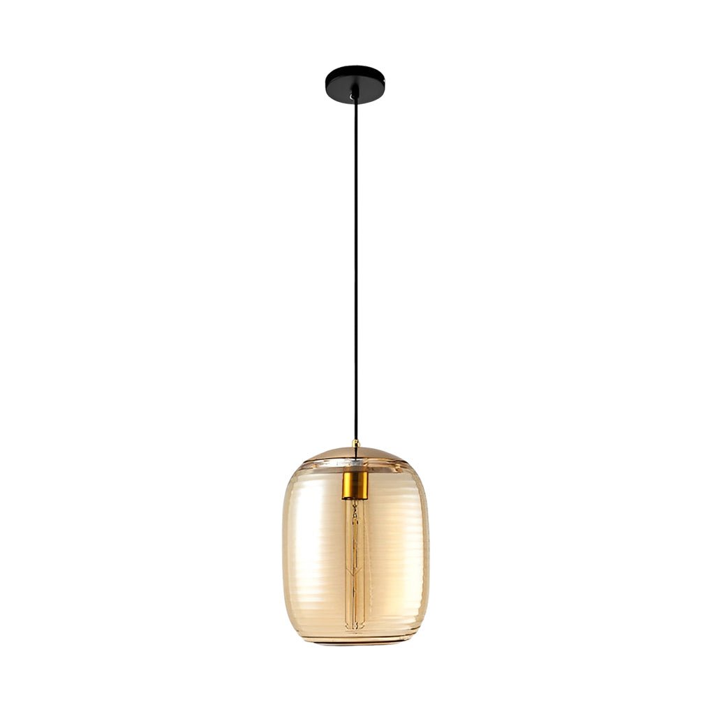 Post-Modern Glass Spiral LED Chandelier Pendant Light for Living Room