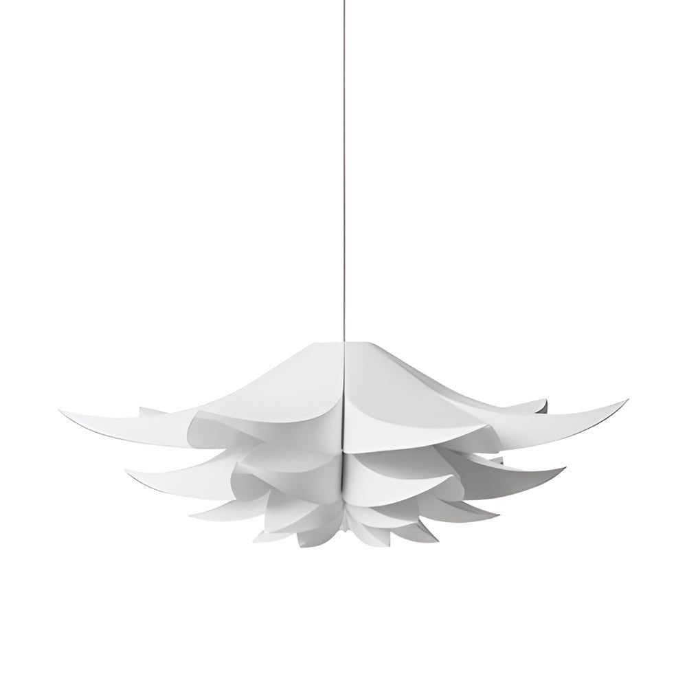 Nordic White Petals 3-Step Dimming Chandelier for Contemporary Spaces