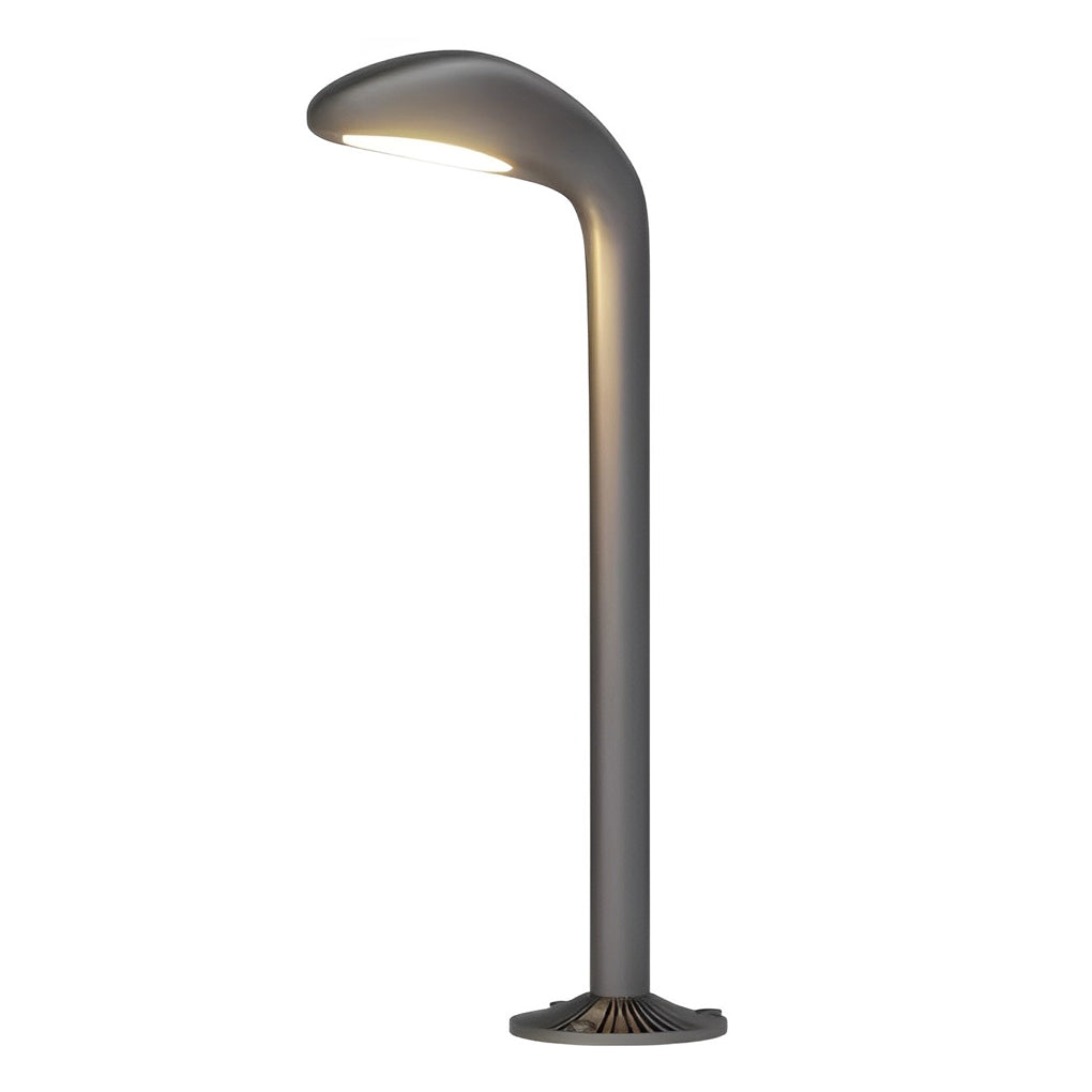 Modern Curved Aluminum LED Pathway Light for Outdoor Garden Landscape