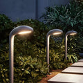 Modern Curved Aluminum LED Pathway Light for Outdoor Garden Landscape