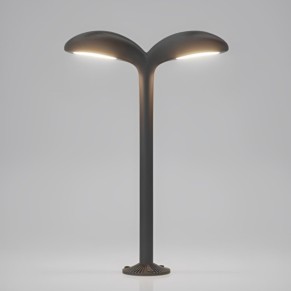 Modern Curved Aluminum LED Pathway Light for Outdoor Garden Landscape