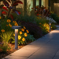 Waterproof LED Landscape Path Lights - Modern Stainless Steel Outdoor Lighting