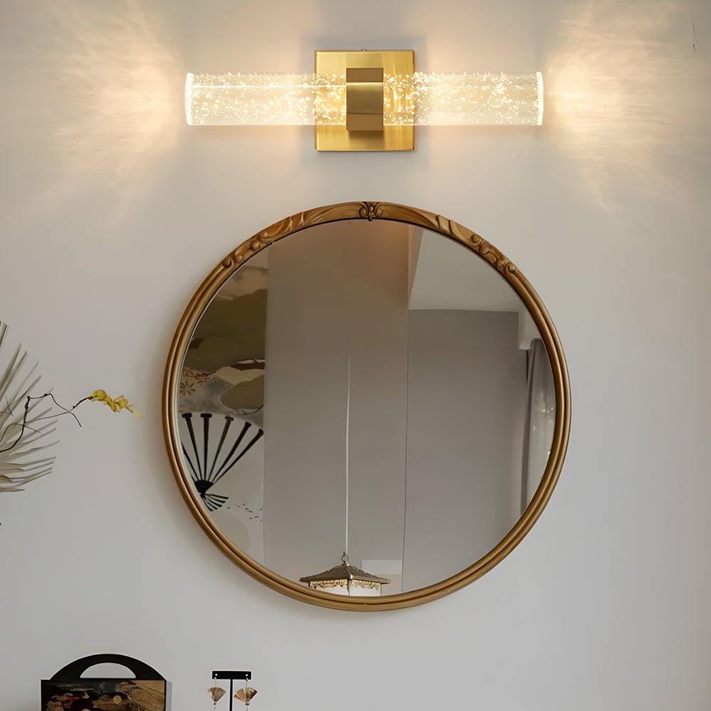 Modern Clear Crystal LED Wall Lamp for Living Room & Bedroom Lighting