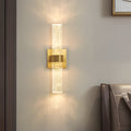 Modern Clear Crystal LED Wall Lamp for Living Room & Bedroom Lighting