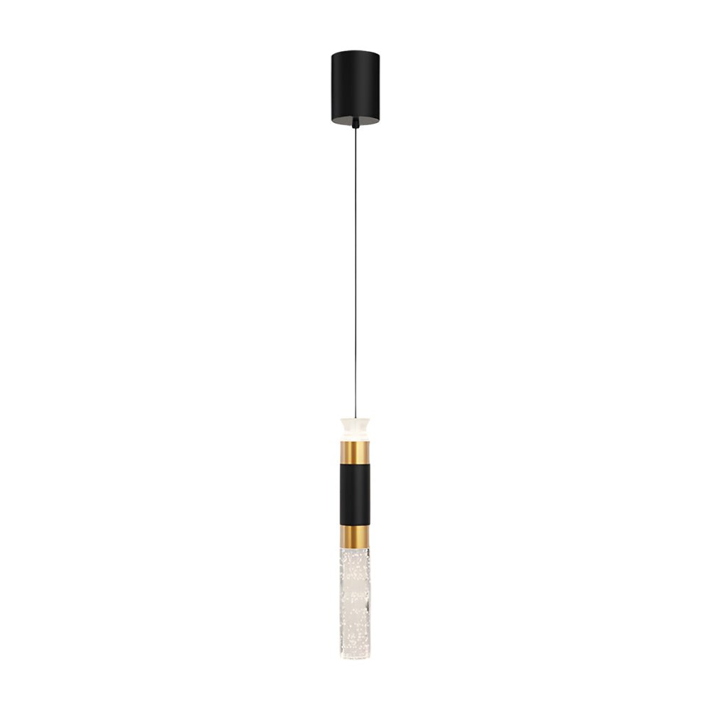 Modern White Cylinder LED Pendant Light for Dining Room & Living Space