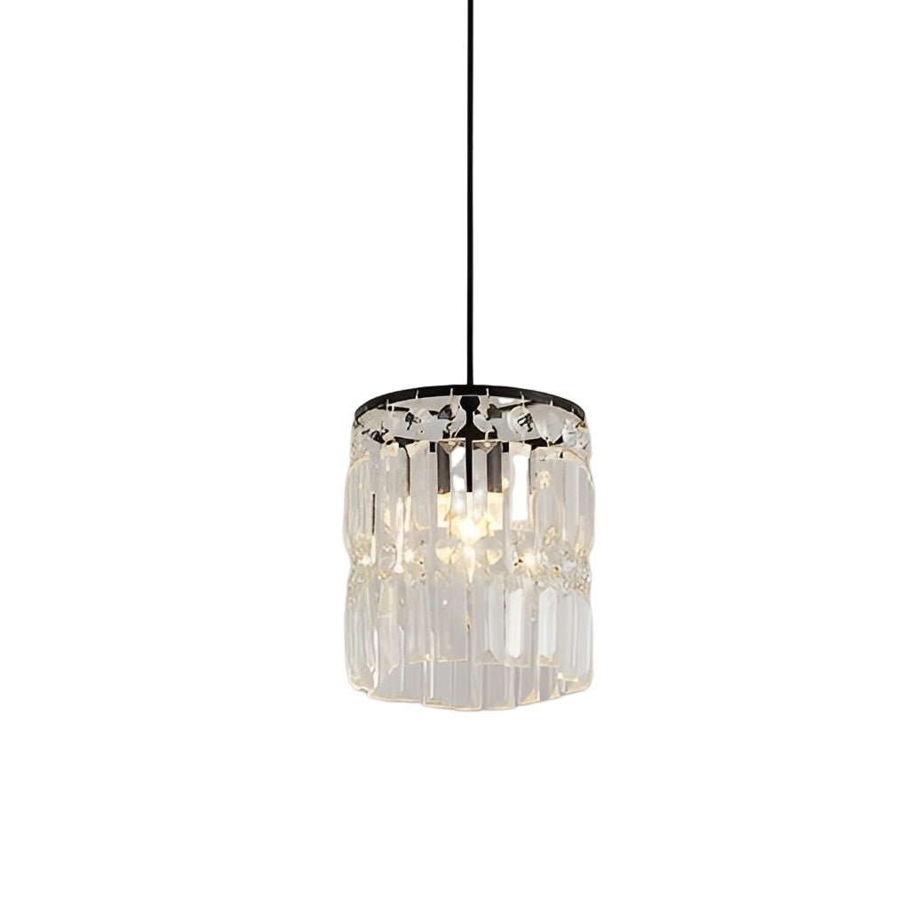 Nordic Crystal Pendant Light Fixture with Three-Step Dimming for Dining Room