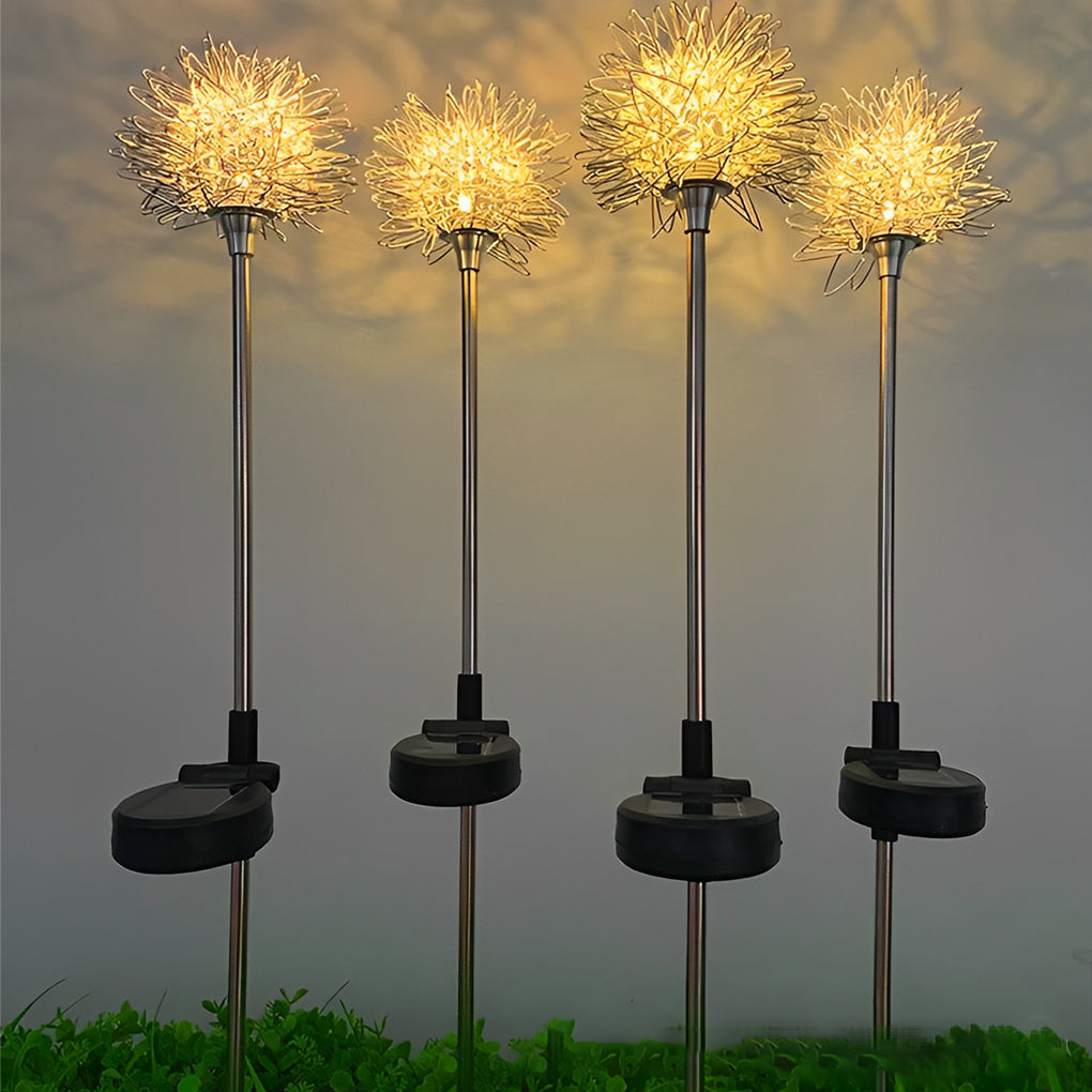 Modern Solar Dandelion Landscape Path Lights for Outdoor Garden Decor