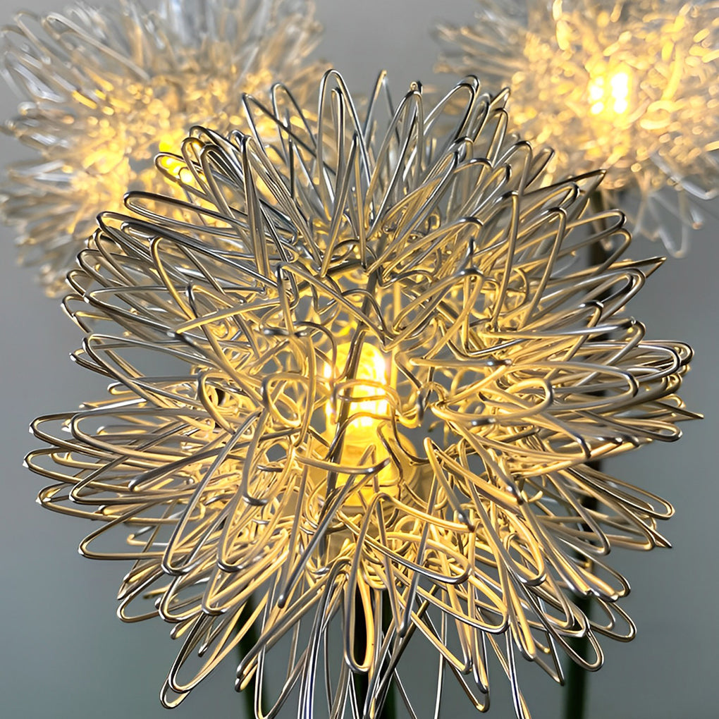Modern Solar Dandelion Landscape Path Lights for Outdoor Garden Decor