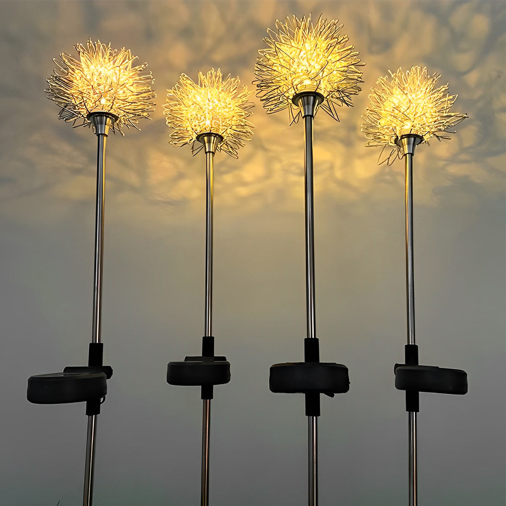 Modern Solar Dandelion Landscape Path Lights for Outdoor Garden Decor