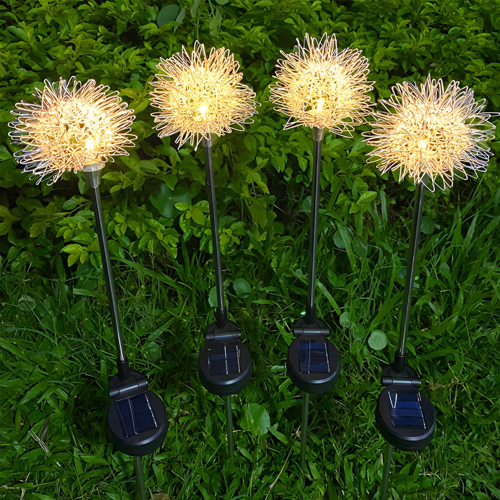 Modern Solar Dandelion Landscape Path Lights for Outdoor Garden Decor