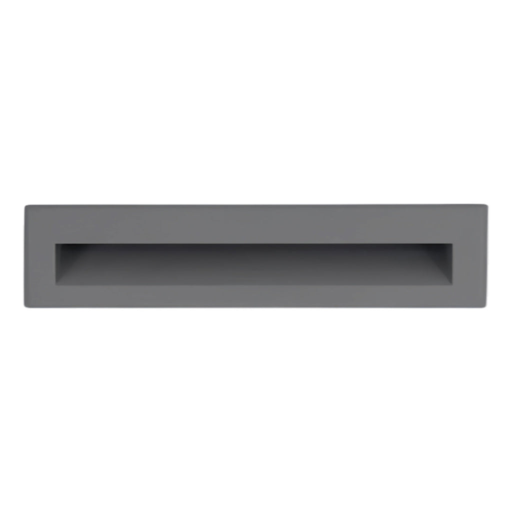 Modern Minimalist Embedded LED Step Lights for Outdoor Stairs – Black Finish