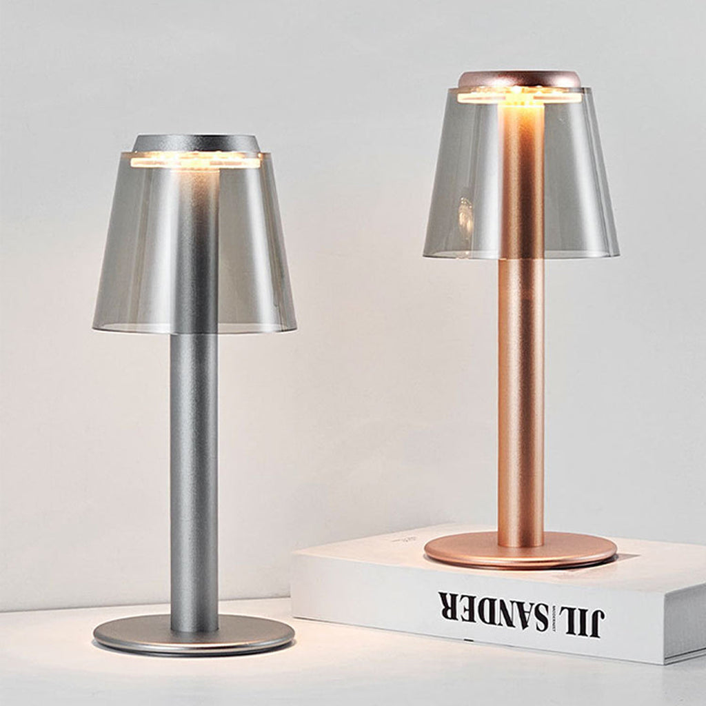 Modern Minimalist USB Adjustable Table Lamp in Sleek Black Metal for Desk