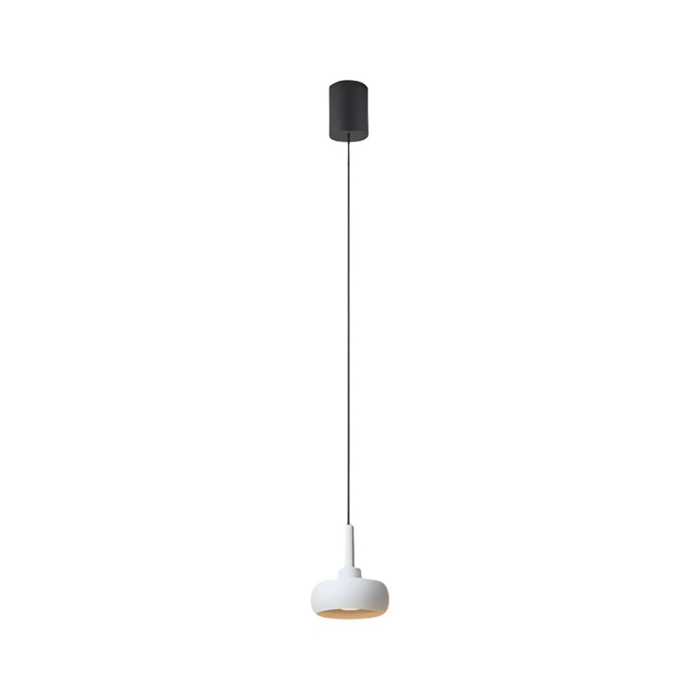 Adjustable 4'' Black COB 7W Spotlight Pendant Light for Modern Spaces