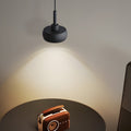 Adjustable 4'' Black COB 7W Spotlight Pendant Light for Modern Spaces