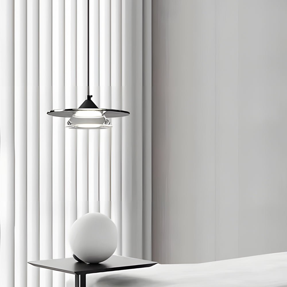 Italian Glass LED Pendant Light with 3-Step Dimming for Kitchen