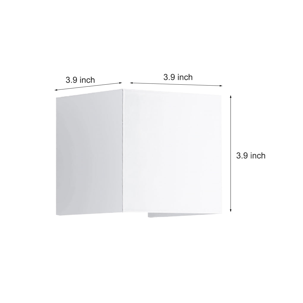 Modern Waterproof Square Wall Sconce Light for Outdoor & Indoor Use