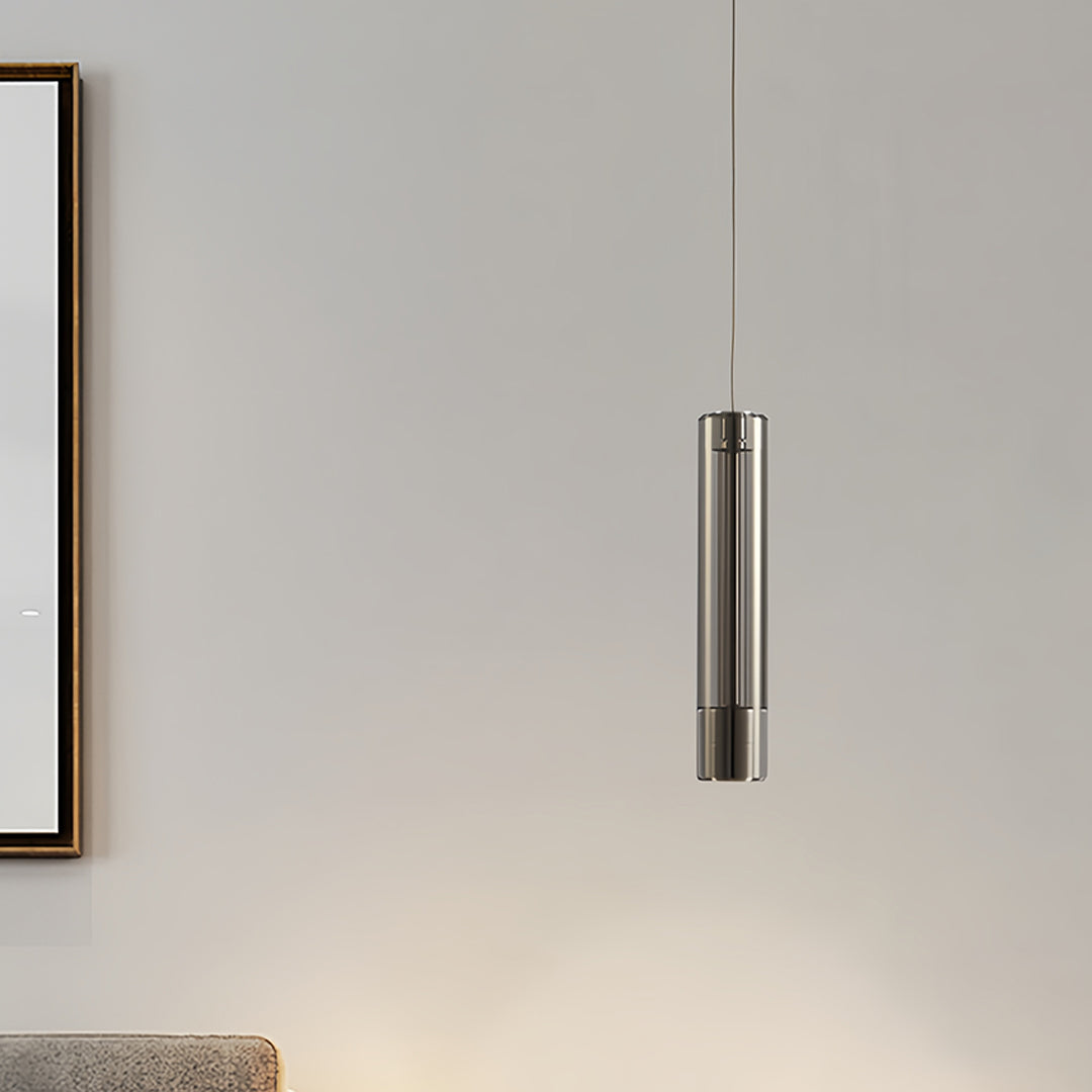 Modern Crystal Pendant Light Fixture in Clear Glass for Dining Room