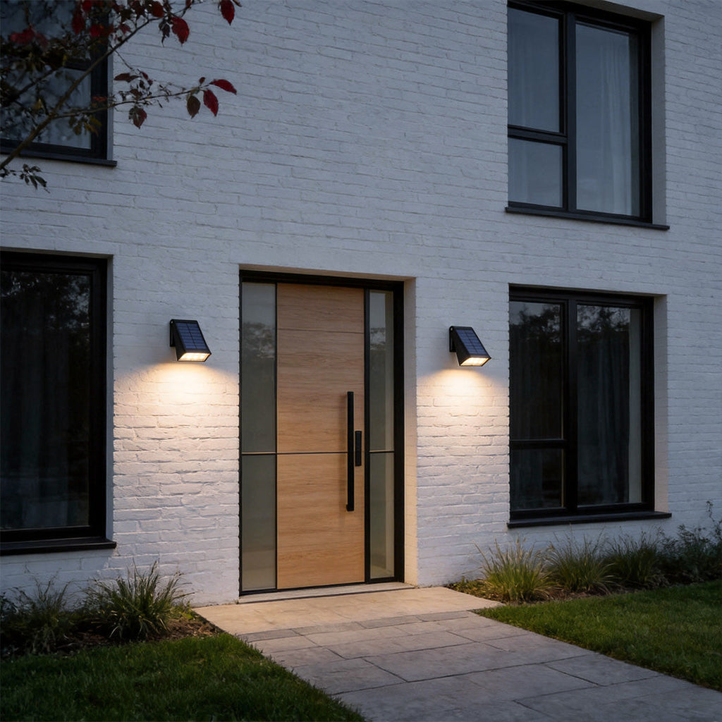 Modern Black LED Waterproof Wall Sconce for Outdoor & Indoor Use